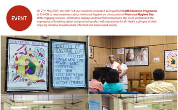 Health Education Programme on Menstrual Hygiene at CNMCH