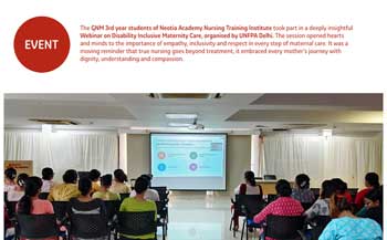 Webinar on Disability inclusive Maternity Care