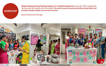 Nutrition Programme conducted by BSc 1st year students